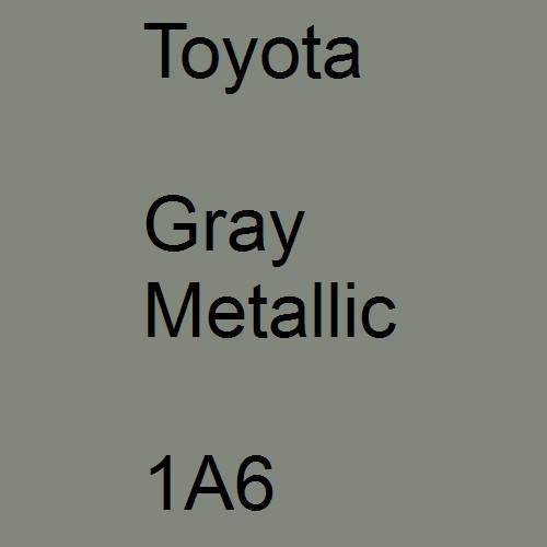 Toyota, Gray Metallic, 1A6.